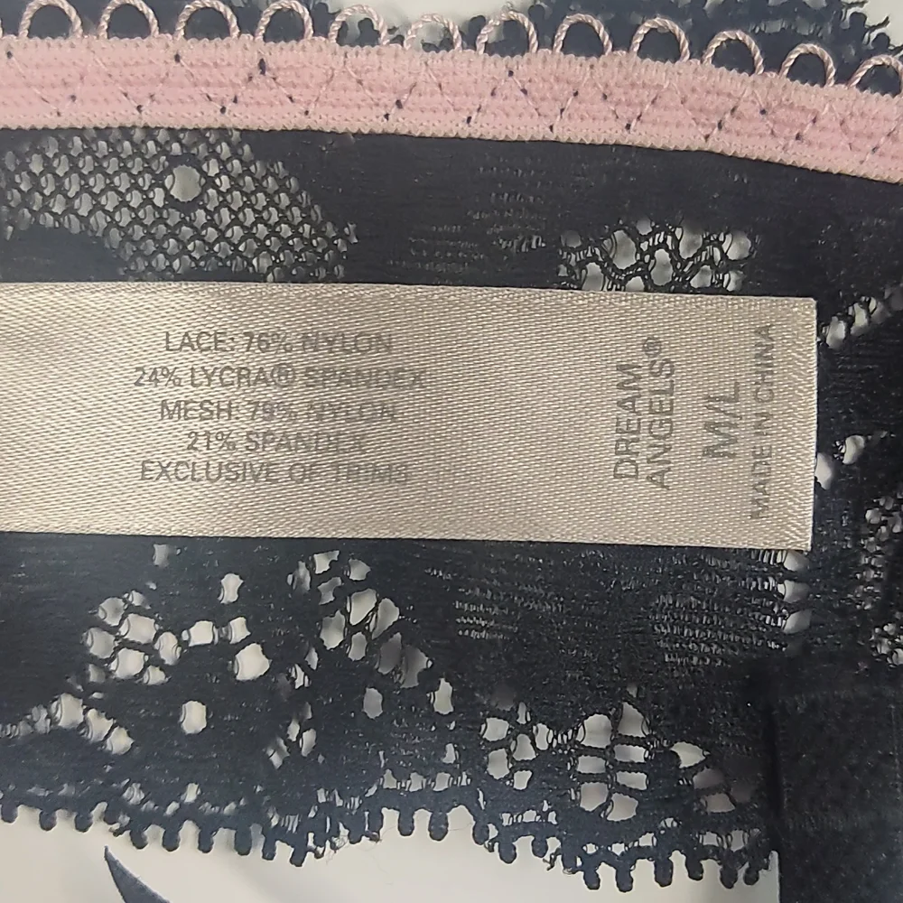 Victoria's Secret Dream Angels Lace Garter Belt